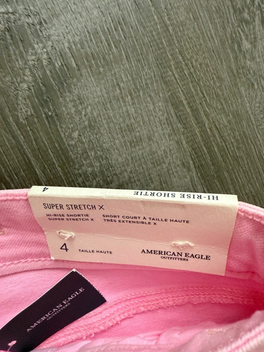 American Eagle Outfitters Pink Distressed Denim Shorts - Picture 4 of 6